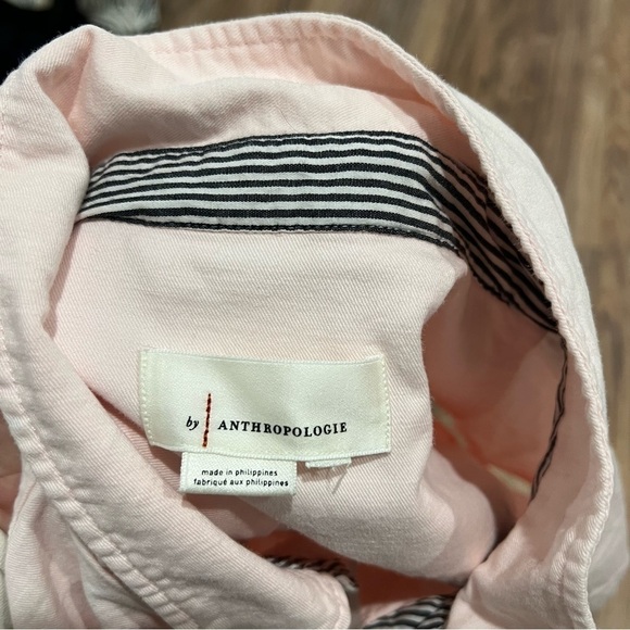 Anthropologie Utility Mini Dress Pink Barbiecore - Picture 5 of 11